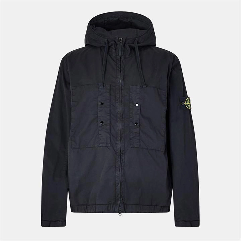 Stone Island Supima Cotton Twill Jacket - Black